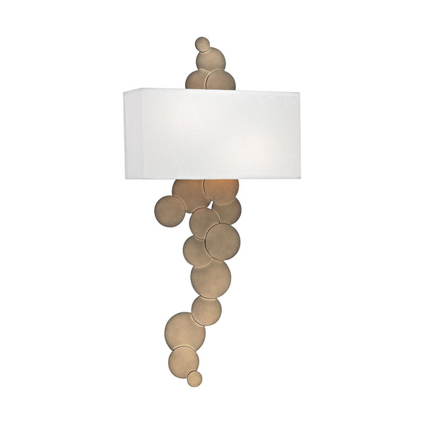 Dimond Lighting Holepunch 2 Light Wall Sconce In Gold Leaf | Modishstore | Wall Lamps