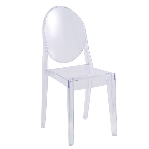 Fine Mod Imports Clear Side Chair | Accent Chairs | Modishstore-2