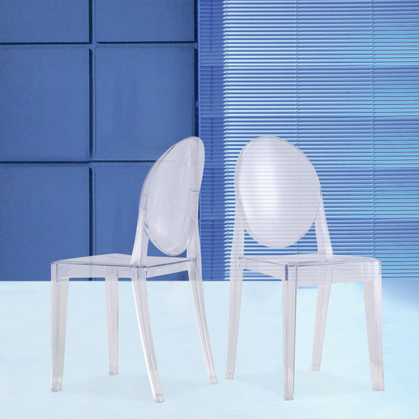 Fine Mod Imports Clear Side Chair | Accent Chairs | Modishstore