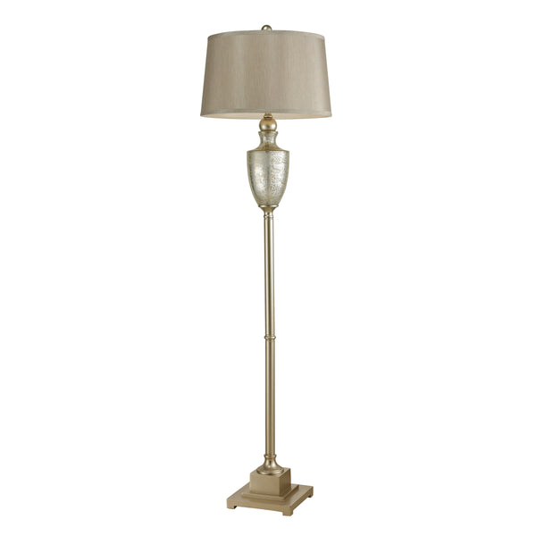 Dimond Lighting Elmira Antique Mercury Glass Floor Lamp Floor Lamps, Dimond Lighting, - Modish Store