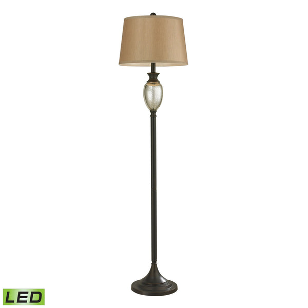 Dimond Lighting Caon Antique Mercury Glass Floor Lamp | Modishstore | Floor Lamps