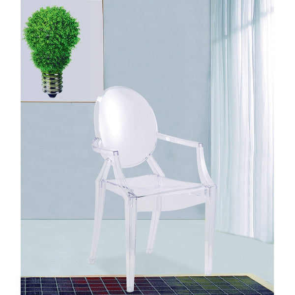 Fine Mod Imports Clear Arm Chair | Armchairs | Modishstore-7