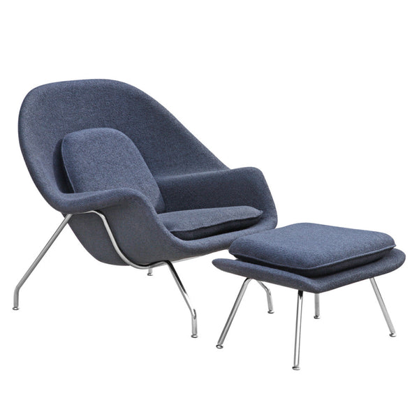 Fine Mod Imports Woom Chair and Ottoman | Lounge Chairs | Modishstore-2