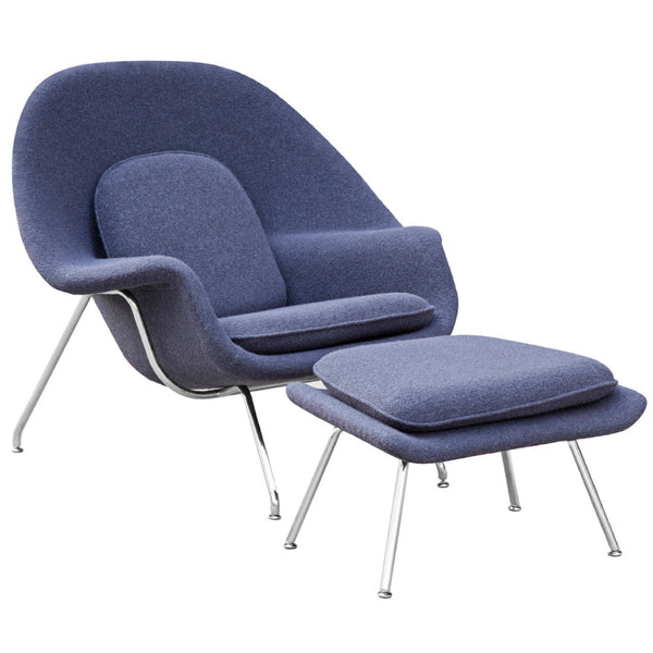 Fine Mod Imports Woom Chair and Ottoman | Lounge Chairs | Modishstore-4