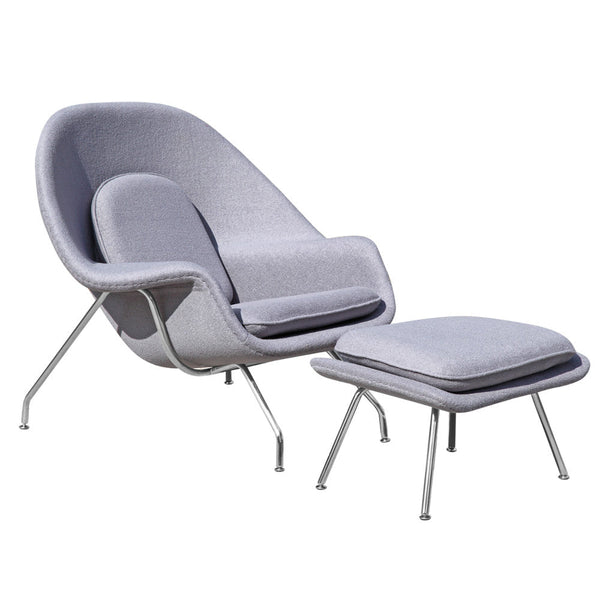 Fine Mod Imports Woom Chair and Ottoman | Lounge Chairs | Modishstore-6
