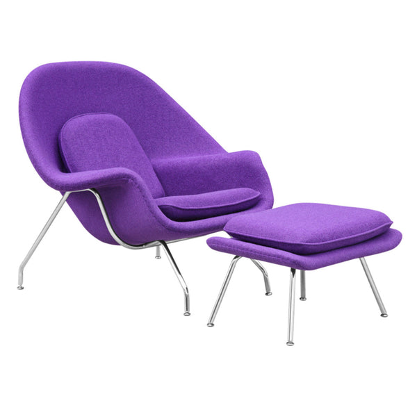 Fine Mod Imports Woom Chair and Ottoman | Lounge Chairs | Modishstore-7