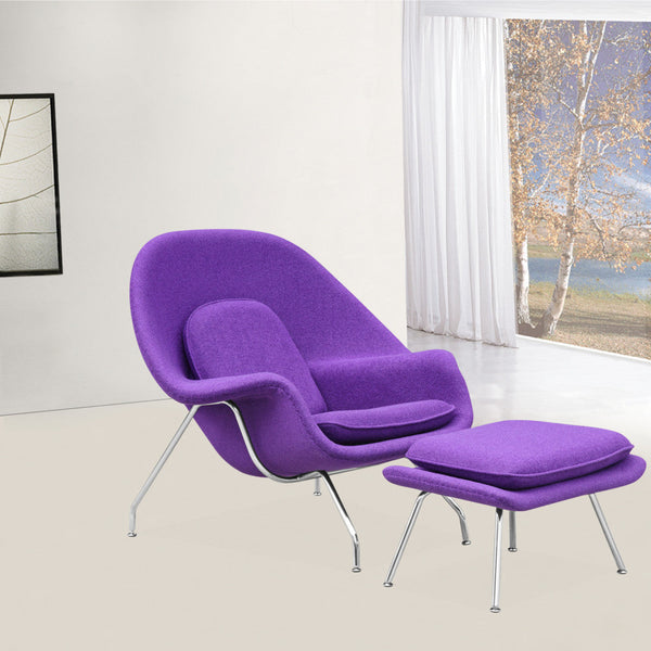 Fine Mod Imports Woom Chair and Ottoman | Lounge Chairs | Modishstore-19