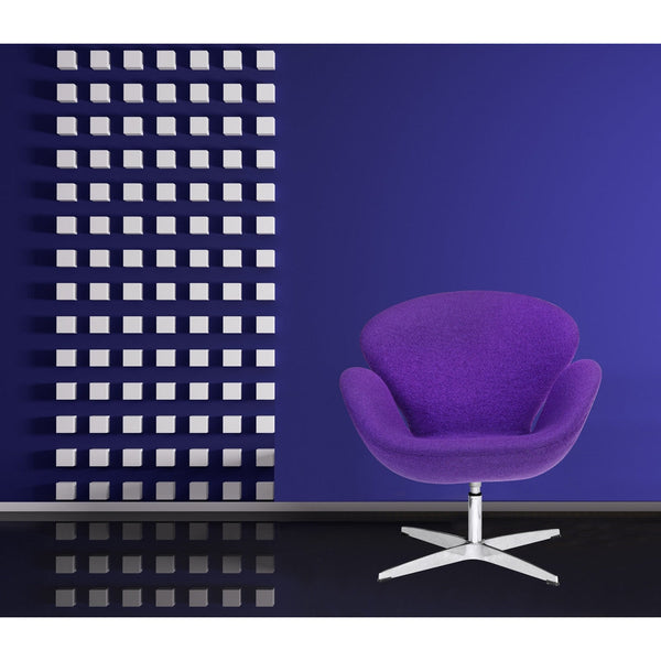 Fine Mod Imports Swan Chair Fabric | Accent Chairs | Modishstore-26