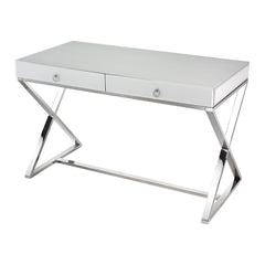 Dimond Home White Glass Desk