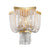 Dimond Lighting Chaumont 5 Light Flush Mount In Antique Gold Leaf | Modishstore | Ceiling Lamps