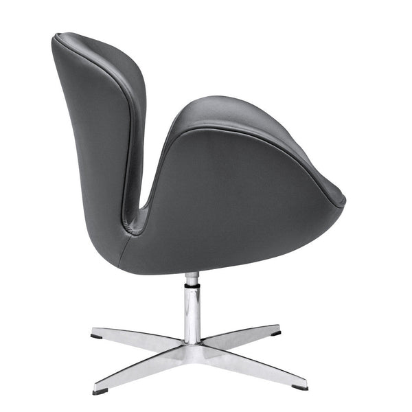 Fine Mod Imports Swan Chair Leather | Accent Chairs | Modishstore-8