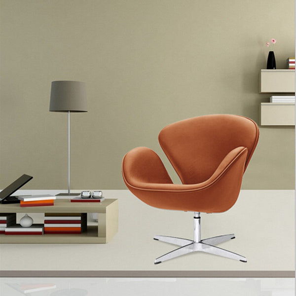 Fine Mod Imports Swan Chair Leather | Accent Chairs | Modishstore-12