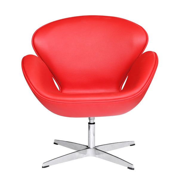 Fine Mod Imports Swan Chair Leather | Accent Chairs | Modishstore-13