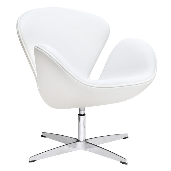 Fine Mod Imports Swan Chair Leather | Accent Chairs | Modishstore-6