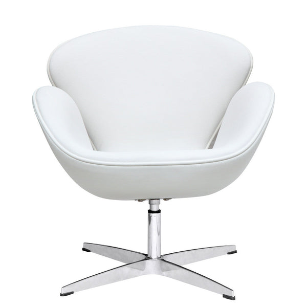 Fine Mod Imports Swan Chair Leather | Accent Chairs | Modishstore-15