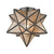 Sterling Industries Sirius Oiled Bronze 10-Inch Metal Flush Mount With Antiqued Mercury Glass | Modishstore | Ceiling Lamps