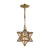 Sterling Industries Moravian Star Pendant - Gold | Modishstore | Pendant Lamps