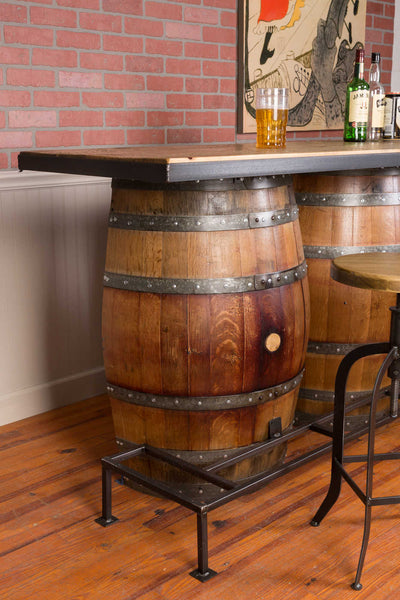 Napa East Double Wine Barrel Bar