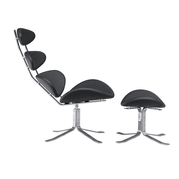 Fine Mod Imports Crono Chair and Ottoman | Lounge Chairs | Modishstore-7