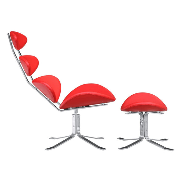 Fine Mod Imports Crono Chair and Ottoman | Lounge Chairs | Modishstore-11