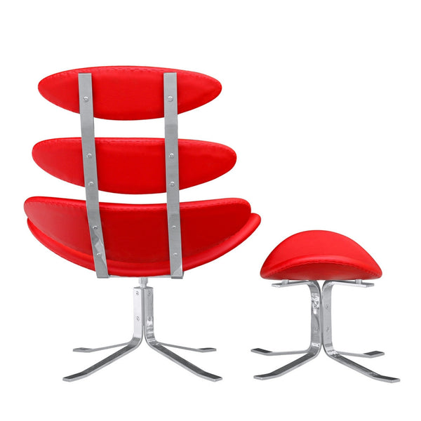 Fine Mod Imports Crono Chair and Ottoman | Lounge Chairs | Modishstore-12