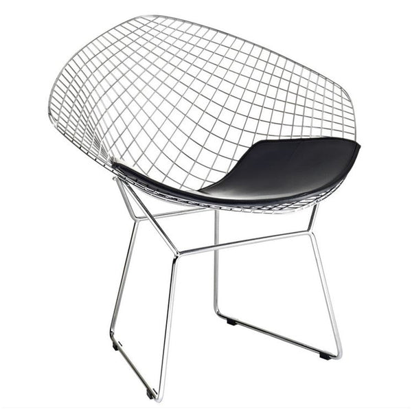 Fine Mod Imports Wire Diamond Chair | Accent Chairs | Modishstore-2