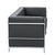 Fine Mod Imports Cube Lc2 Petit Sofa | Sofas | Modishstore-5