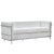 Fine Mod Imports Cube Lc2 Petit Sofa | Sofas | Modishstore-3