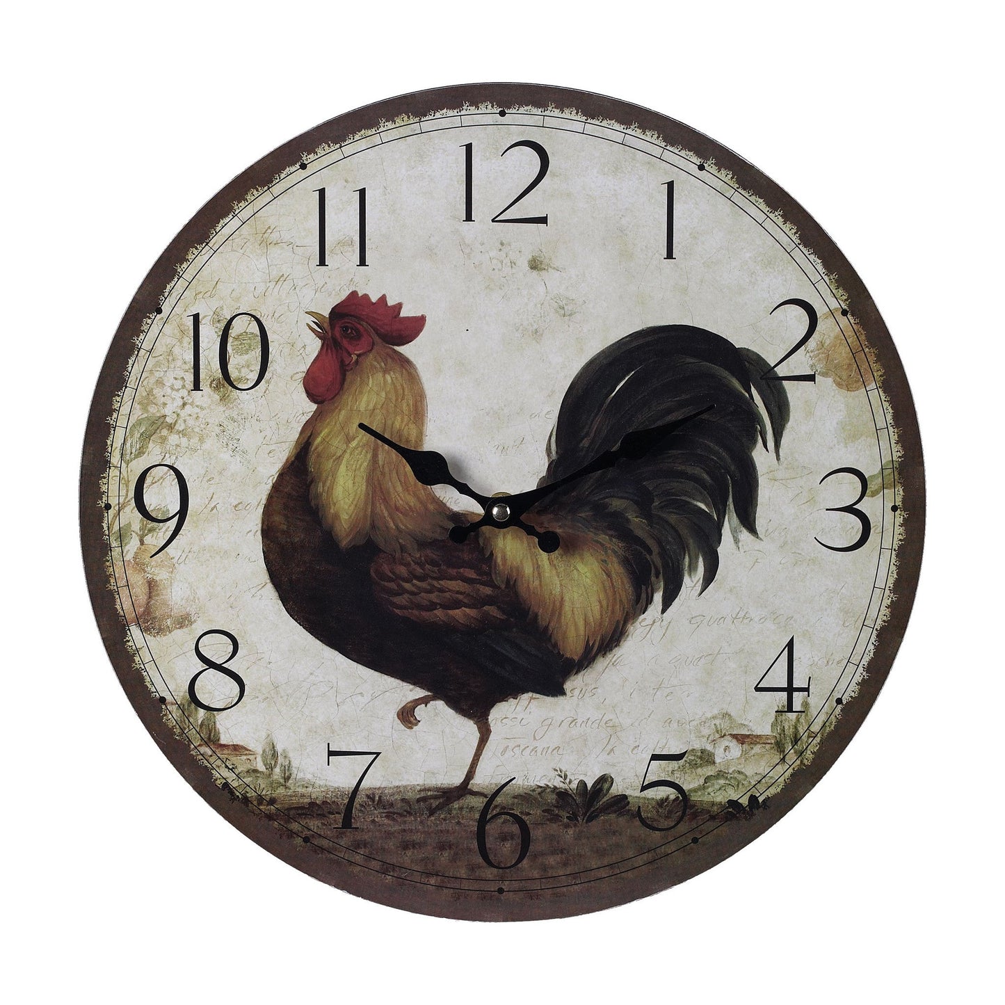 Sterling Industries Rooster Wall Clock | Modishstore | Clocks