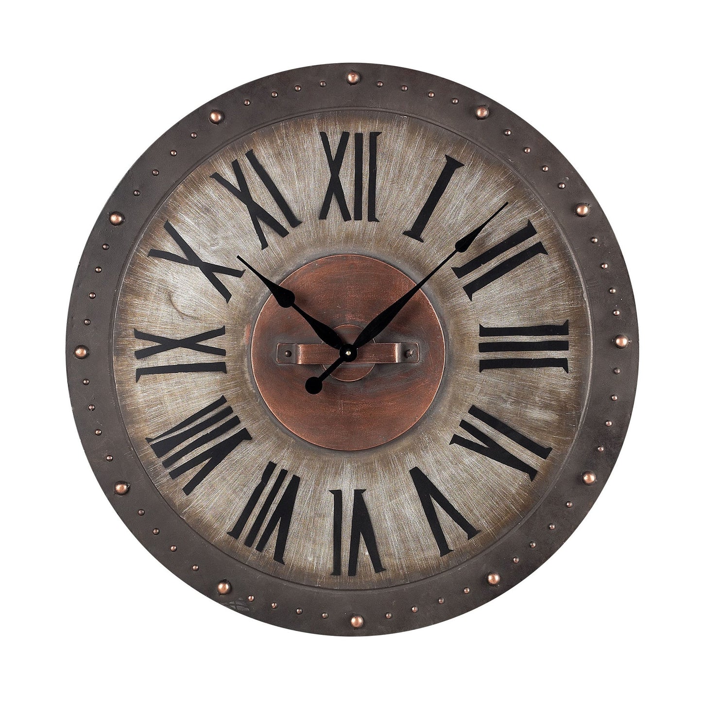 Sterling Industries Metal Roman Numeral Outdoor Wall Clock - 128-1005 | Modishstore | Clocks