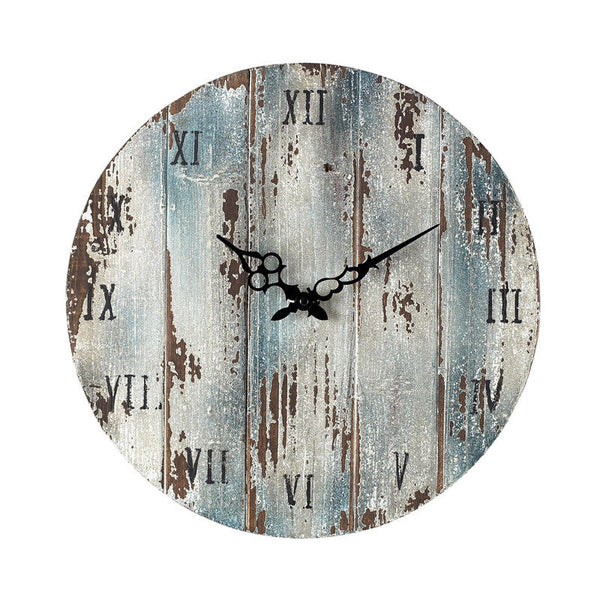 Sterling Industries Wooden Roman Numeral Outdoor Wall Clock | Modishstore | Clocks