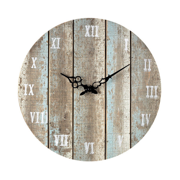 Sterling Industries Wooden Roman Numeral Outdoor Wall Clock. | Modishstore | Clocks