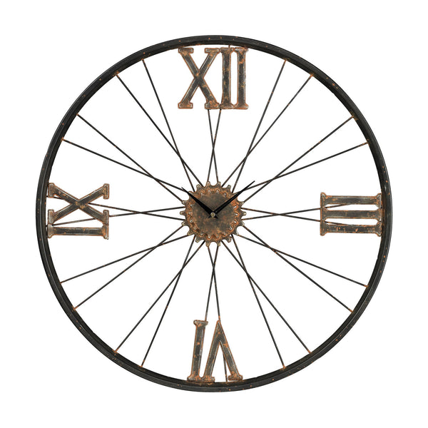 Sterling Industries Iron Wall Clock | Modishstore | Clocks