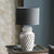 A&B Home Keene Ceramic Lamp Gray Shade