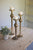 Kalalou Set Of Three Metal Candle Stands | Modishstore | Candle Holders