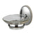 ELK Lighting Soap Dish Holder In Chrome _ Glass Bathroom Accessories, ELK Lighting, - Modish Store | Modishstore | Bathroom Accessories