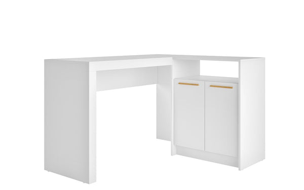 Manhattan Comfort Kalmar L -Shaped Office Desk with Inclusive Cabinet | Desks | Modishstore-2