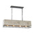 ELK Lighting Brocca 4 Light Chandelier In Silverdust Iron - 14323/4 | Modishstore | Chandeliers