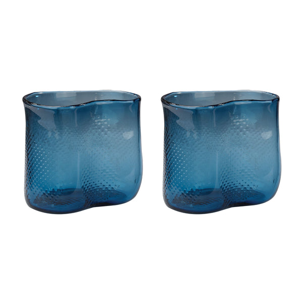 Dimond Home Fish Net Glass Vases - Set Of 2 | Modishstore | Vases