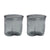 Dimond Home Fish Net Glass Vases - Set Of 2
