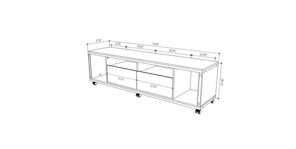 Manhattan Comfort Cabrini TV Stand 1.8 | TV Stands | Modishstore-8