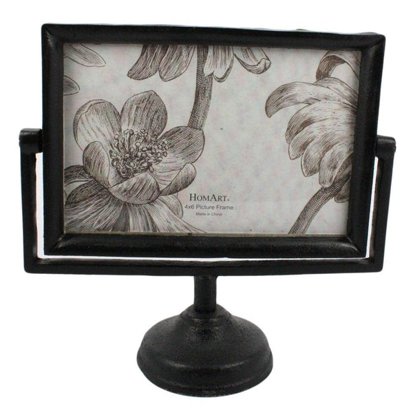 HomArt Heirloom Picture Frame - Black - 4x6 - Horiz - Set of 2-4