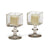 Grand Square Candle Holders - Set Of 2 by GO Home