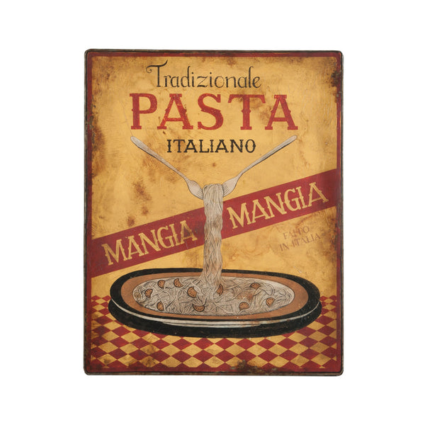 Guild Master Metal Pasta Sign | Modishstore | Wall Decor