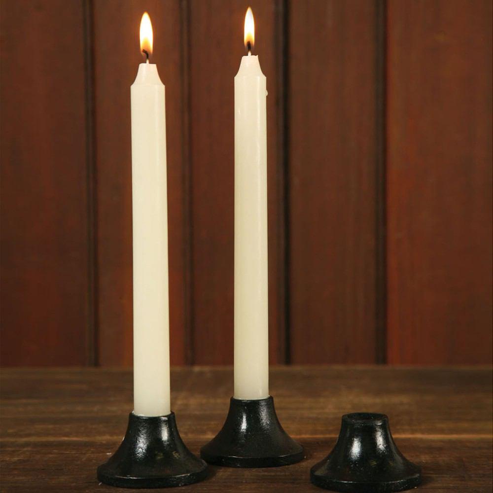 HomArt Brooks Taper Holder - Black - Set of 6 - Feature Image | Modishstore | Candle Holders