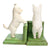 HomArt Standing Westie Bookend - Cast Iron - White-2