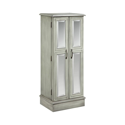 Stein World Ellis Mirrored Jewelry Armoire | Modishstore | Armoires & Wardrobes