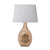 Dimond Lighting Weathered Glass Bottle Lamp With White Faux Silk Shade | Modishstore | Table Lamps