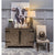 Stein World Shigeta Rockport Grey Veneer Cabinet | Modishstore | Cabinets