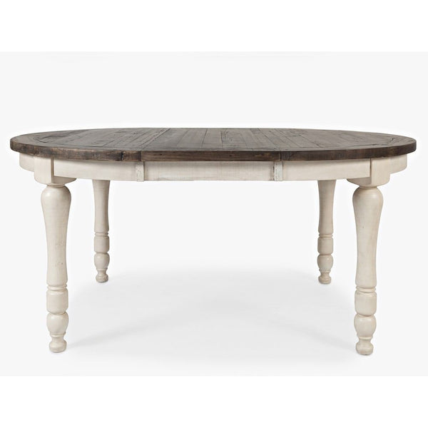 Jofran Madison County Round to Oval Dining Table